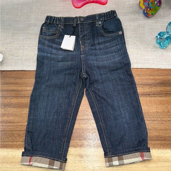 BURBERRY BABY UNISEX JEANS SZ: 2Y 100% AUTHENTIC 100% BRAND NEW W/ TAGS - Picture 14 of 15